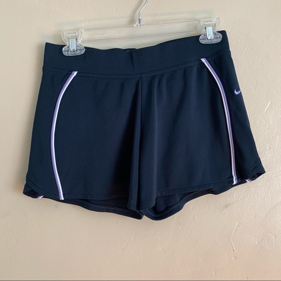 NIKE Purple & White Stripe Blue Casual Running Shorts, Small - Picture 1 of 10